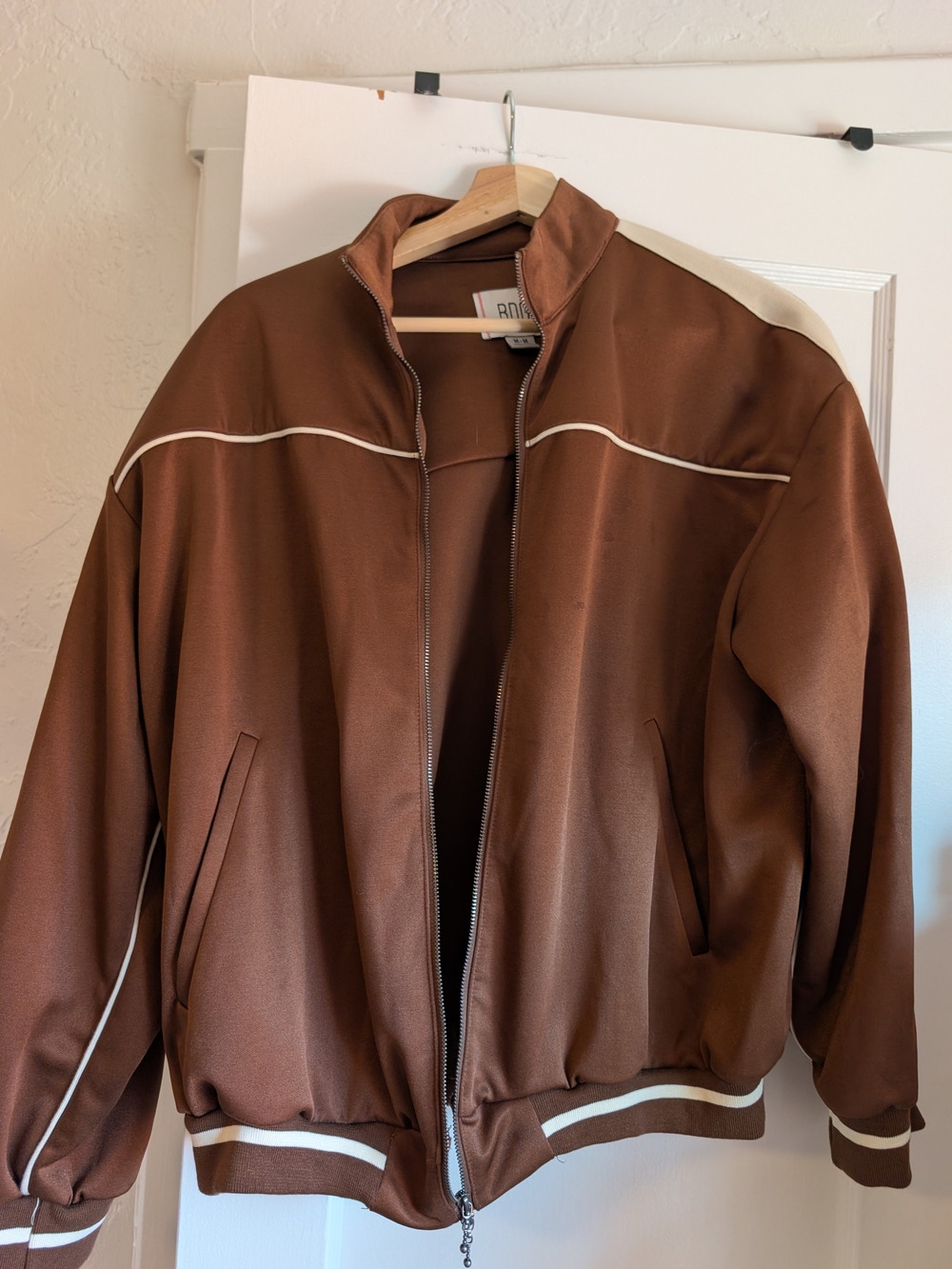 BDG Track Jacket with Contrast Piping